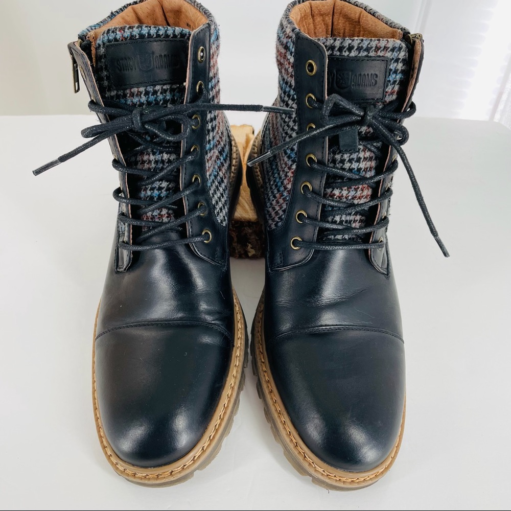 Stacy Adams Griffyth Cap Toe Lace Up Zip Chukka Boot - Picture 3 of 12